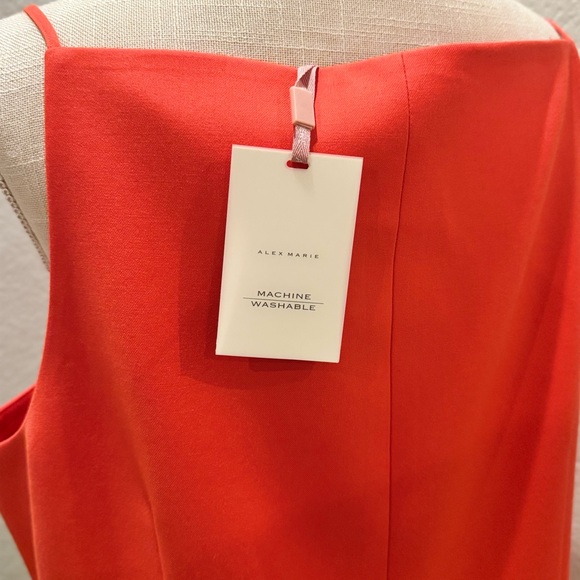 ALEX MARIE Women’s Orange Button-Down , Top. Size 16 - Picture 6 of 7